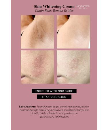 NewKorea Skin Whitening Brightening Anti-Spot Cream 60 ML (Enriched With Zinc Oxide & Titanium Dioxide) - Buy Online on GoSupps.com