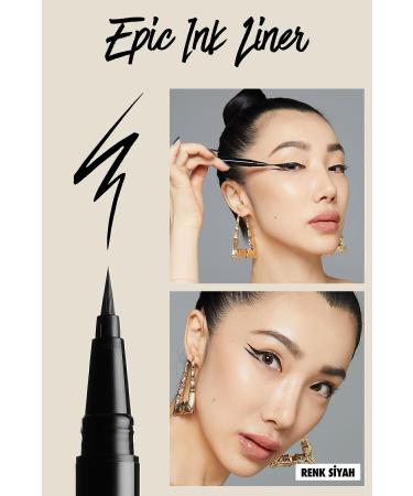 NYX Professional Makeup Black Eyeliner - Epic Ink Liner - Buy Online on GoSupps.com