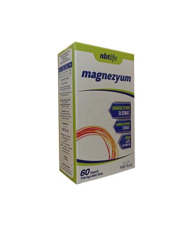 Nbt la Nbt Life Magnesium P5p Vitamin B6 Containing 60 Capsules