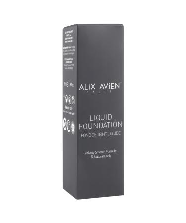 Alix Avien Liquid Foundation 302 Ochre Beige-liquid Foundation Skin Make-up-natural Bright Effect Creamy Structure-spf 35 - Buy Online on GoSupps.com