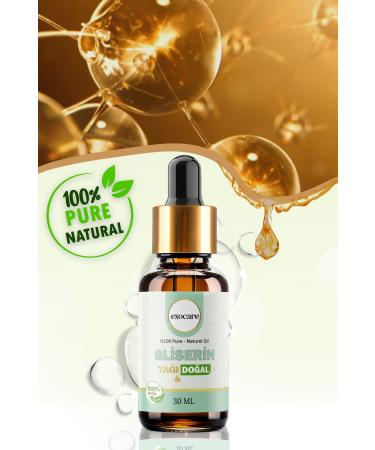 exocare Glycerin Oil 0 Pure and Natural Herbal Oil Glass Dropper Natural Care Natural Glycerin Oil 30ml - Buy Online on GoSupps.com