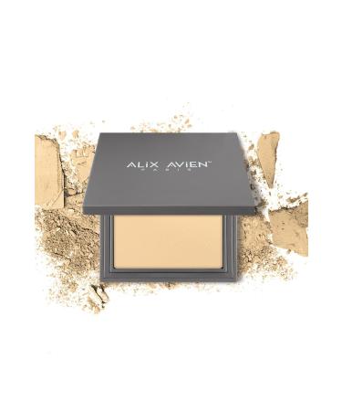 Alix Avien Compact Powder - Up to 12 Hours Longevity - Warm-Neutral Skin Undertone - Compact Powder 05 Bisque