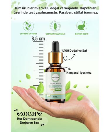 exocare Glycerin Oil 0 Pure and Natural Herbal Oil Glass Dropper Natural Care Natural Glycerin Oil 30ml - Buy Online on GoSupps.com