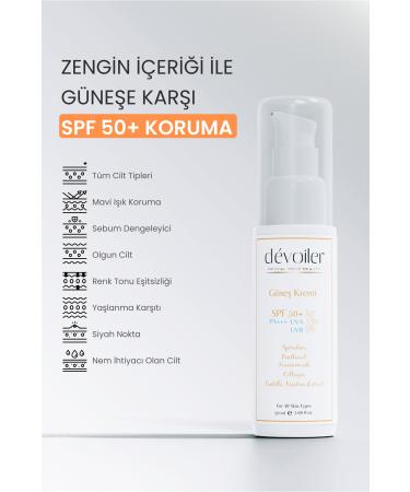 Devoiler Sunscreen Spf50 Anti-Aging Pore Tightening Skin Tone Equalizer Colorless - Buy Online on GoSupps.com