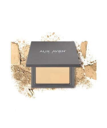 Alix Avien Compact Powder - Up to 12 Hours Longevity - Cool-Neutral Skin Undertone - Compact Powder 06 Creamy
