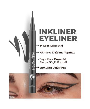 Alix Avien Inkliner Eyeliner Pencil Orion Gray - Extra Orion Gray - 14 Hours Lasting Effect Eye Pencil