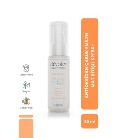 Devoiler Sunscreen Spf50 Anti-Aging Pore Tightening Skin Tone Equalizer Colorless