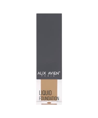Alix Avien Liquid Foundation 307 True Sand-liquid Foundation Skin Make-up-natural Bright Effect Creamy Structure-spf 35