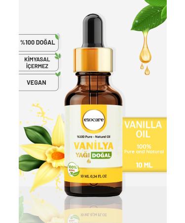 exocare Vanilla Oil 0 Pure and Natural Herbal Oil Glass Dropper Natural Care Natural Vanilla Oil 10ml