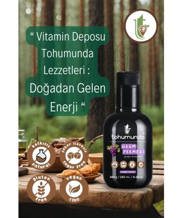 Grape Molasses in Seed 350 Gr (NATURAL WITHOUT ADDING SUGAR VACUUM BOILER MOLASSES) - Buy Online on GoSupps.com