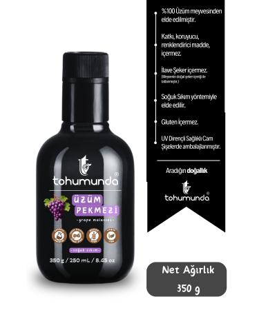 Grape Molasses in Seed 350 Gr (NATURAL WITHOUT ADDING SUGAR VACUUM BOILER MOLASSES) - Buy Online on GoSupps.com