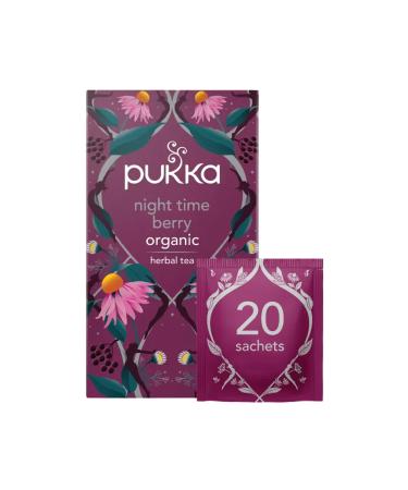 Purple Adv Pukka Night Time Berry Organic Night Tea - Buy Online on GoSupps.com