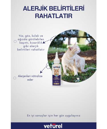 Veturel Daily Cat Face Cleaning Ear Nose Eye Mouth Chin Acne Tear Stain Care Spray 3x100ml - Buy Online on GoSupps.com