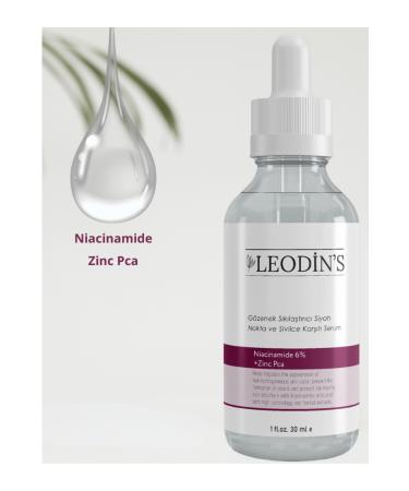 LEODINS Pore Tightening Brightening Blackhead and Anti-Acne Serum Niacinamide 6%