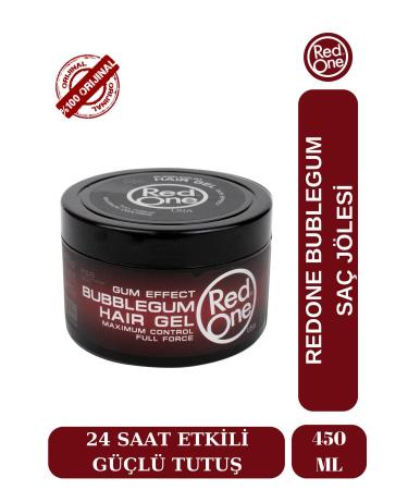 Red One Redone Bubblegum Gum Consistency Ultra Hard Hair Gel 450 ml - Buy Online on GoSupps.com