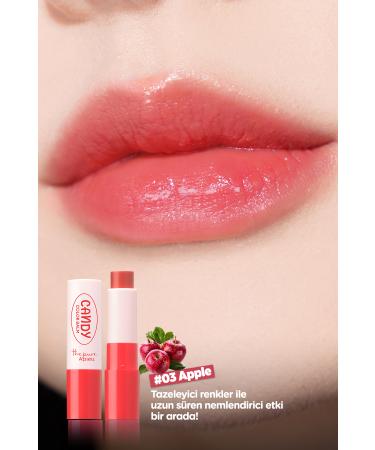 Missha Moisturizing Lips Shiny Finish Tinted Lip Balm A'pieu The Pure Candy Color Balm No.03 Apple - Buy Online on GoSupps.com