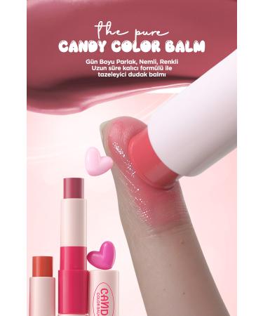 Missha Lips Moisturizing Shiny Finish Tinted Lip Balm A'pieu The Pure Candy Color Balm No.02 Plum - Buy Online on GoSupps.com