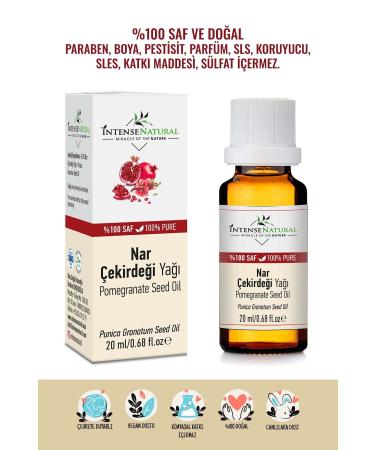 Intense Natural Pomegranate Seed Oil Cold Pressed 20 ml 0 Pure And Natural Pomegranate Carrier Oil
