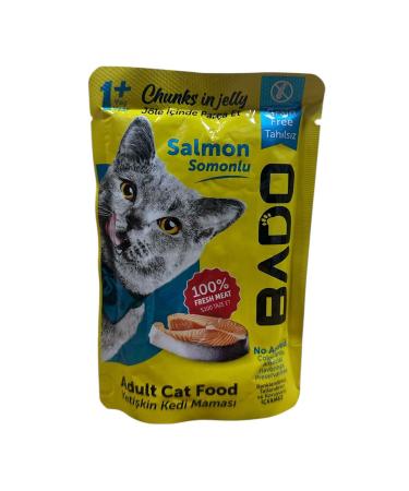 Bado 85 GR POUCH CAT FOOD SALMON & FISH 24 PIECES