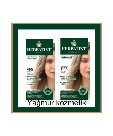 Herbatint FF5 Blond Sable Sand Blonde Hair Dye 2 PIECE