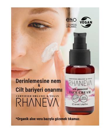 RHANEVA Rich Hydro Moisturizing Face Cream Organic and Vegan Certified 50 Ml - Buy Online on GoSupps.com
