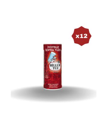 Billur BILLUR NON-IODIZED SALT 250 GR - (12 PIECES)