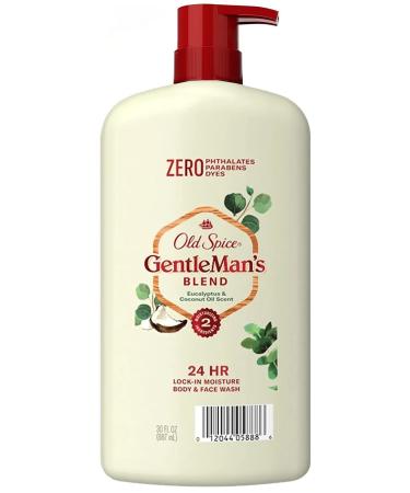 Old Spice Gentle Man's Eucalyptus & Coconut Oil Scented Body & Face Wash 887ML