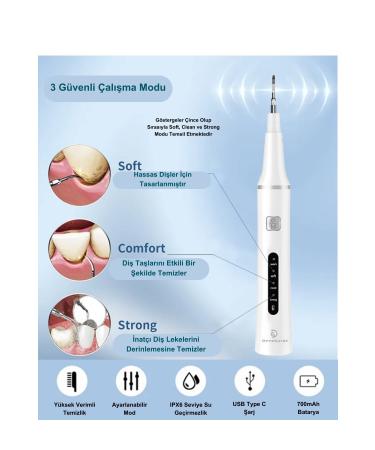 DeepSurge Camera Dental Tartar Remover Plaque and Stain Cleaner Teeth Whitening - Buy Online on GoSupps.com