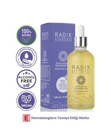 Radix 0 Herbal Hair Care Oil Complex - Herbal Hair Care Oil 100ml - Buy Online on GoSupps.com