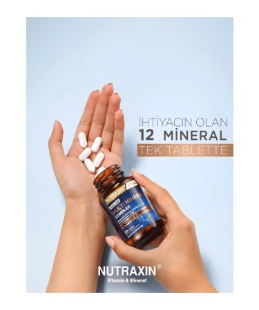 Nutraxin MultiMineral Complex Energy Immun 60 Tablets - Buy Online on GoSupps.com