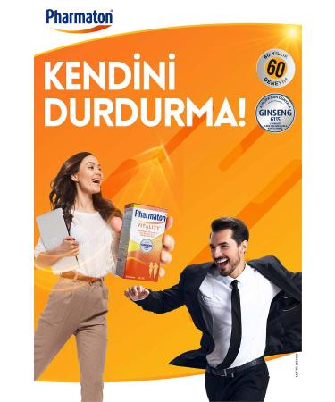 Pharmaton Vitality 100 Tablets - Ginseng G115 Multivitamins And Minerals - Buy Online on GoSupps.com