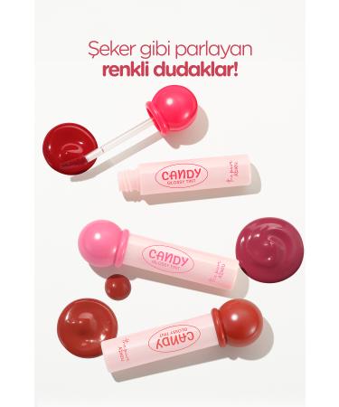 Missha Long-Lasting Shiny Finish Water-Based Tint A'pieu The Pure Candy Tint (NO.01 CHERRY) - Buy Online on GoSupps.com