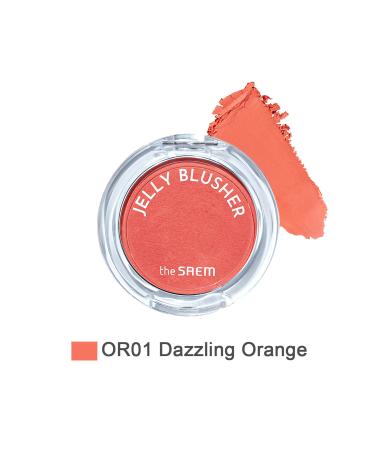 The Saem Jelly Blusher - Gel Blush - Or01 Dazzling Orange