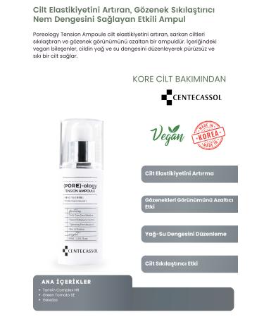 centecassol Pore Tightening and Oil Balancing Ampoule: Pore-ology Tension Ampoule - Buy Online on GoSupps.com