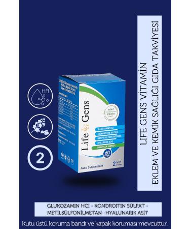 LifeGens Vitamin Joint and Bone Health Food Supplement 60 Capsules