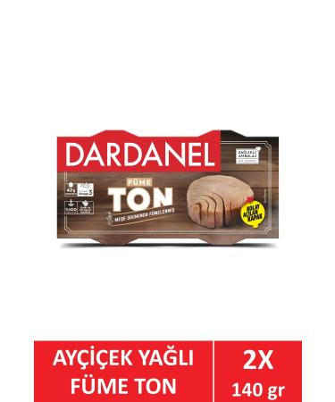 Dardanel Sunflower Oil Smoked Tuna 2x140 gr