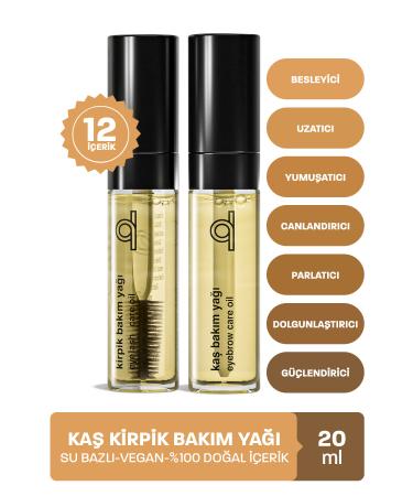 Quality Life Eyebrow Eyelash Serum - Eyebrow Eyelash Care Oil - Nourishing Extension Extender 20 ML Strengthening Care Serum