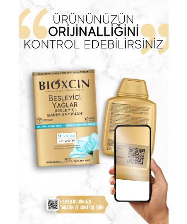 Bioxcin Nourishing Oils Care Shampoo 300 ML - Sulfate-Free Dry and Damaged Hair Anti-Hair Loss - Buy Online on GoSupps.com
