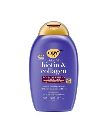 OGX Plumping Biotin & Collagen Sulfate-Free Shampoo 385 ml - Buy Online on GoSupps.com