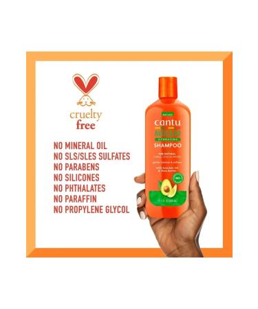 Cantu Avocado Oil Sulfate-Free Moisturizing Shampoo 400mL - Buy Online on GoSupps.com
