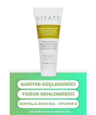 Licape Barrier Strengthening Intensive Moisturizing Cica Gel Cream 40ml - Buy Online on GoSupps.com