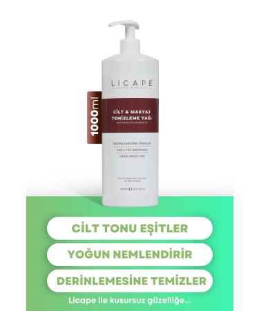 Licape Two Phase Skin and Make-up Cleansing Oil 1000ml - Buy Online on GoSupps.com