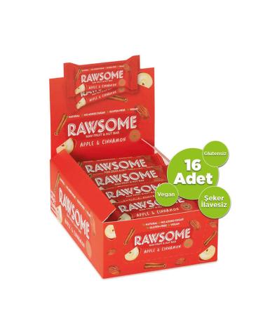Rawsome Apple and Cinnamon Nut and Fruit Bar (16 Pieces)