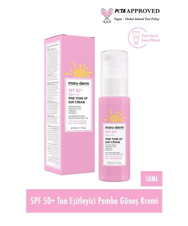 Maru.Derm Sunscreen | SPF 50+ Pink Tone-Up Sunscreen | New Generation Korean Filter - Buy Online on GoSupps.com