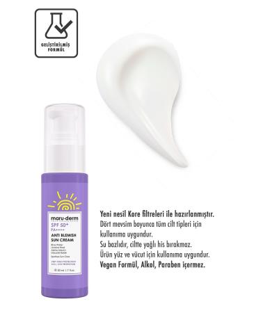 Maru.Derm Sunscreen | SPF 50+ Anti-Spot Sunscreen 50 ML | New Generation Korean Filter - Buy Online on GoSupps.com