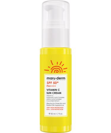 Maru.Derm Sunscreen | SPF 50+ Vitamin C Sunscreen 50 ML | New Generation Korean Filters