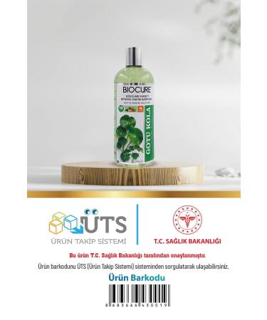 Biocure Anti Hair Loss Gotu Kola Herbal Care Shampoo for Weak and Falling Hair 10 Plants 4 Vitamins - Buy Online on GoSupps.com