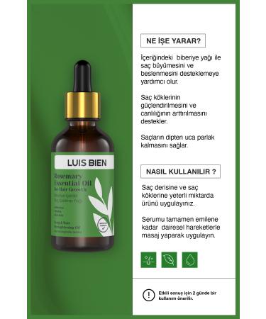 Luis Bien New Series Hair Growth and Nourishing Keratin and Rosemary Oil & Dermaroller 0.5 mm Set of 2 - Buy Online on GoSupps.com