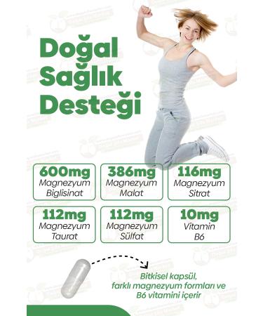 NATURAL HEALING MARKET Magnesium Plus 60 Capsules (HALAL CERTIFIED) - Buy Online on GoSupps.com