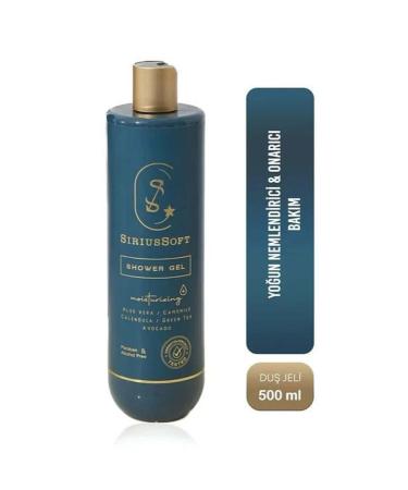 SiriusSoft Intensive Moisturizing Shower Gel / Bath and Body Cleansing Shower Gel